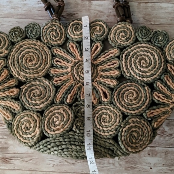 Anthropologie Sand N' Sun Woven Beach Tote Bag - Picture 6 of 7